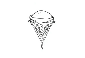 Chicano bandana tattoo idea