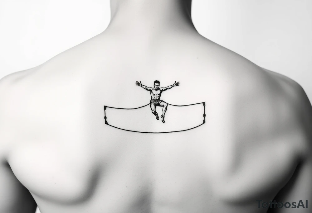 may weather jumping rope tattoo idea