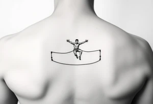 may weather jumping rope tattoo idea
