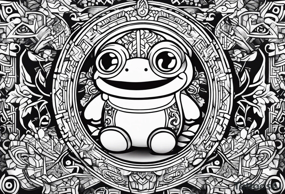 Minecraft with toad tattoo idea