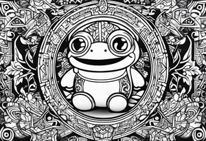 Minecraft with toad tattoo idea