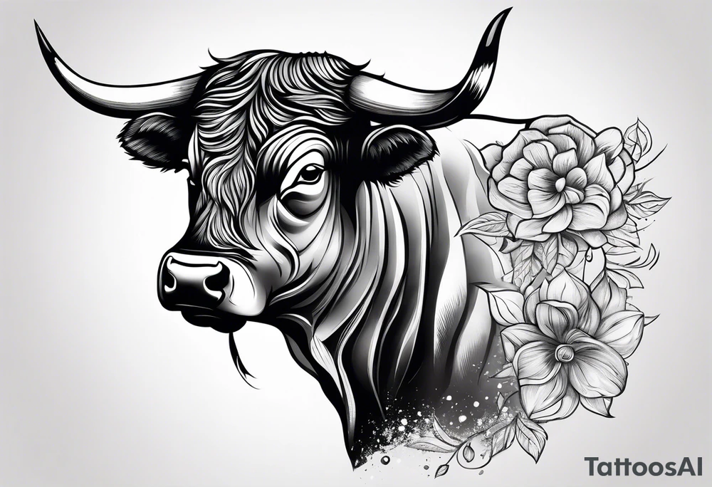 Bull tattoo idea