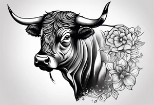Bull tattoo idea