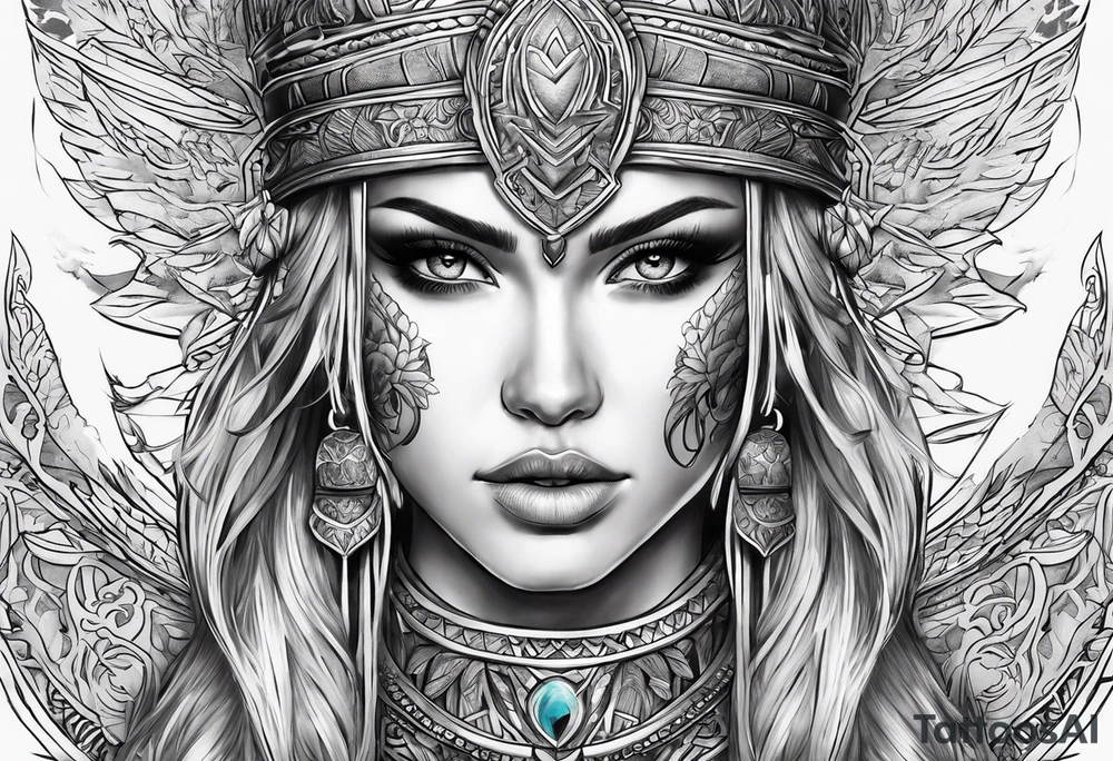Valkiria tattoo idea