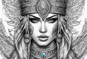 Valkiria tattoo idea