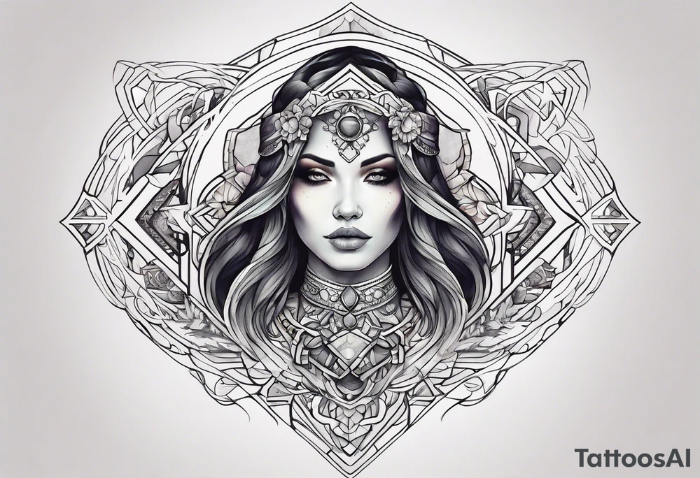 The ghost of being tattoo idea