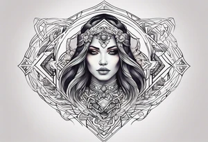 The ghost of being tattoo idea