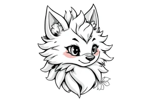 furry cartoon fursona ANTHROPOMORPHIC HUMAN tattoo idea