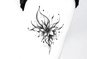 Thigh tattoo tattoo idea