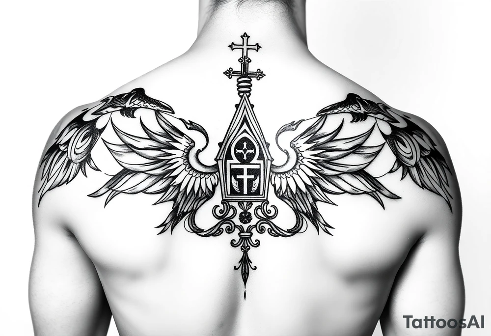 Tatouage vierge de kazan église russe orthodoxe tattoo idea