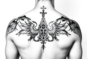 Tatouage vierge de kazan église russe orthodoxe tattoo idea