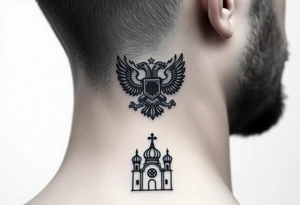Top: Russian star 
Middle: Tiny double-headed eagle (simplified, more linework style)
Bottom: Orthodox church dome with a cross tattoo idea