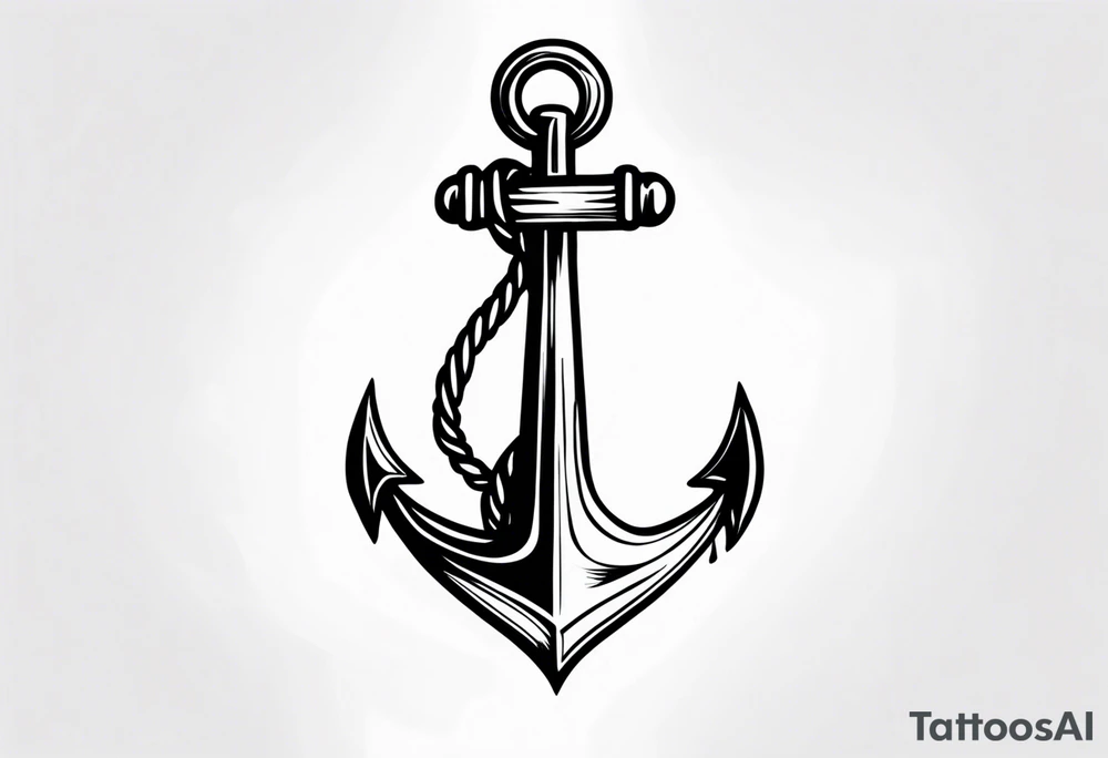 anchor tattoo idea