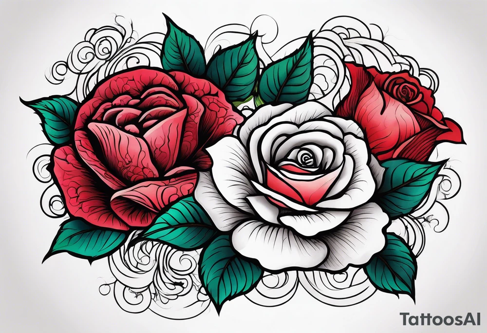 Rose tattoo idea