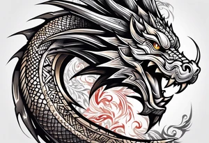 dragon tattoo idea