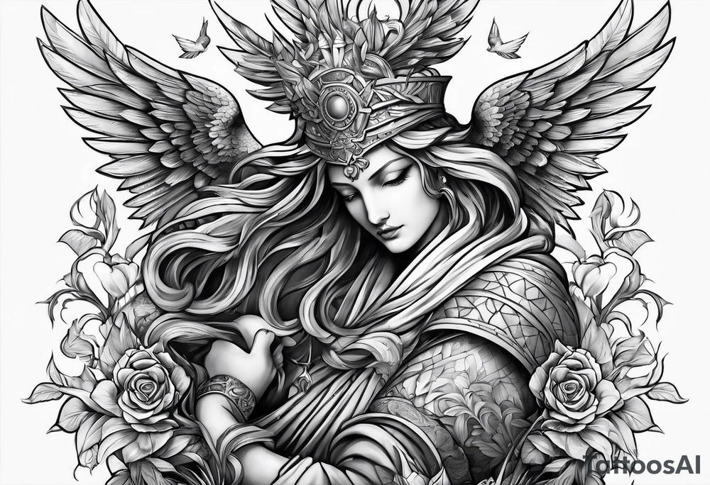 Römische Statue tattoo idea