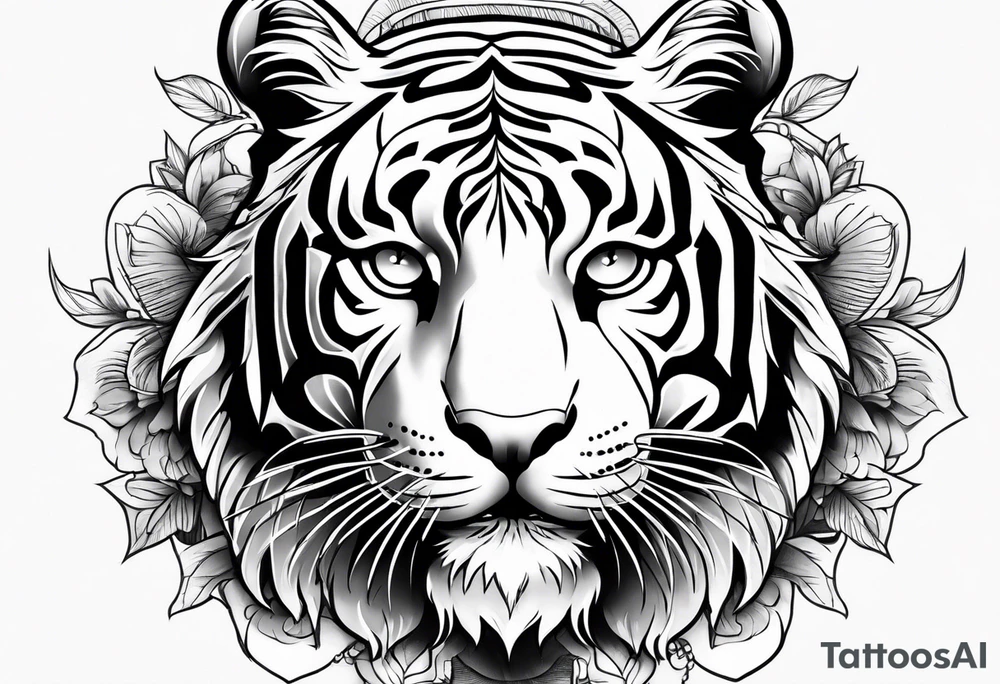 Tiger tattoo idea