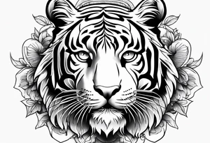 Tiger tattoo idea