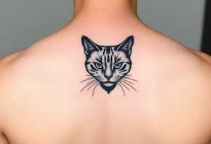 black cat tattoo idea