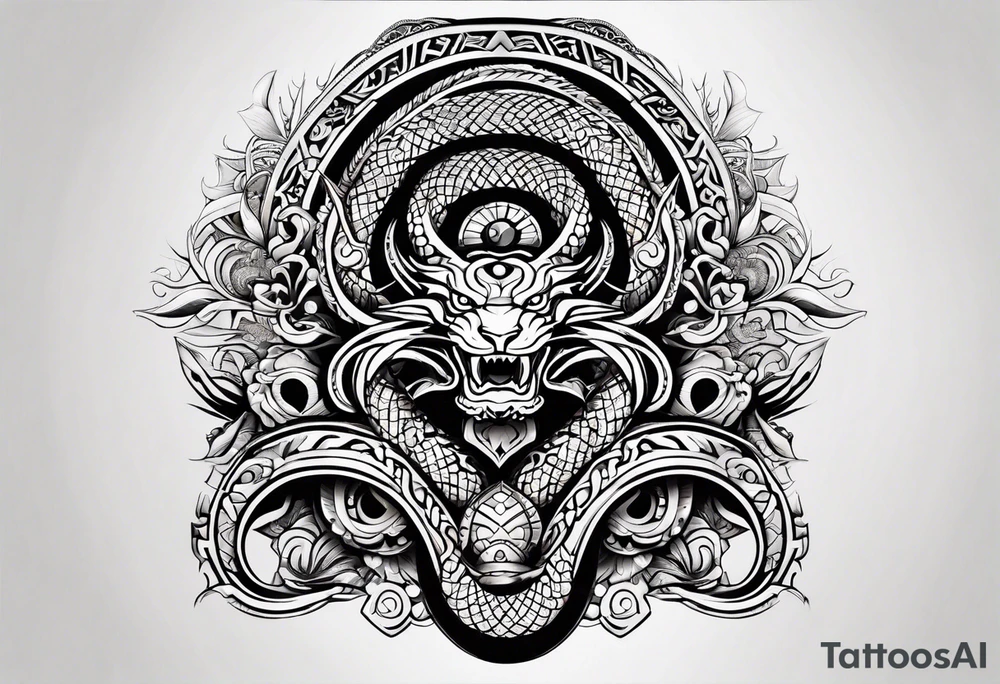 serpent tattoo idea