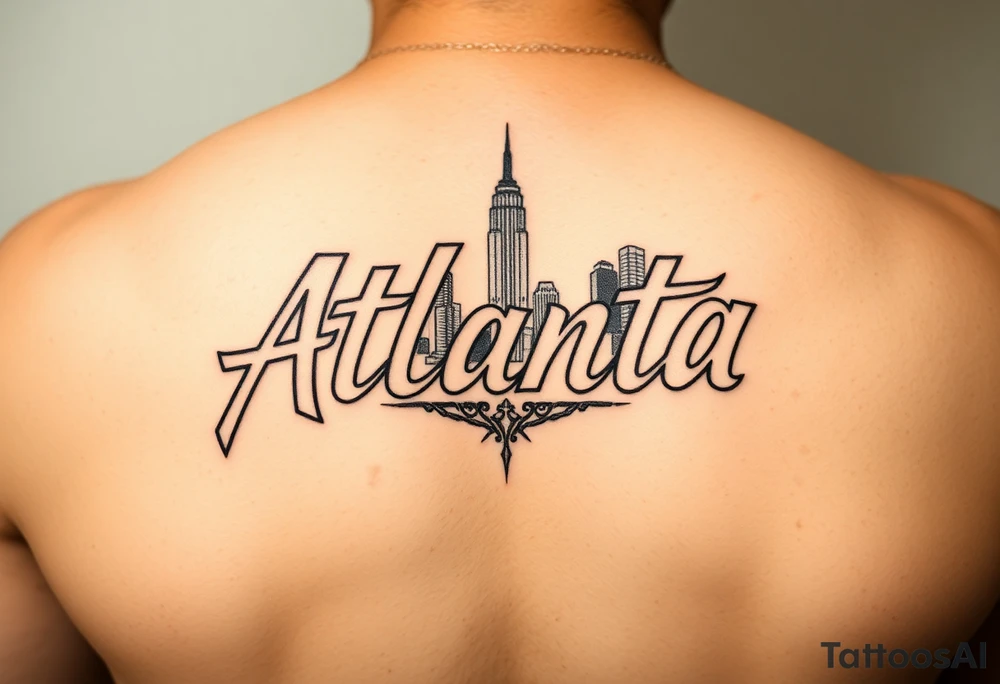 Atlanta Themed tattoos tattoo idea