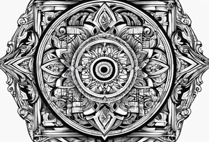 Miriquidi, Bergbau, Bergmann, Nadelwald, tattoo idea