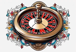 Roulette tattoo idea