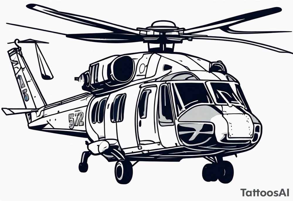 US NAVY helicopter tattoo idea