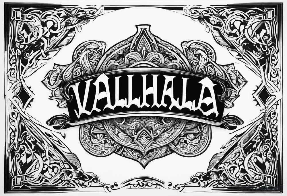 Valhalla tattoo idea