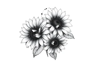 Sunflowers tattoo idea