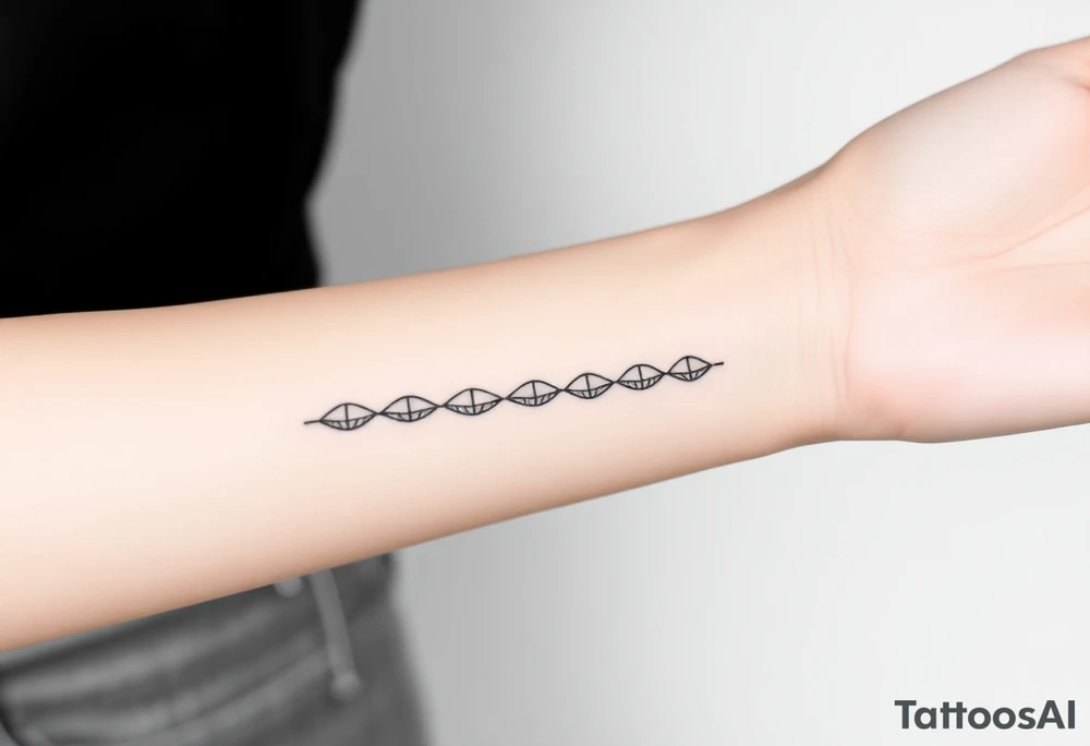 A band of scaled around the arm tattoo idea