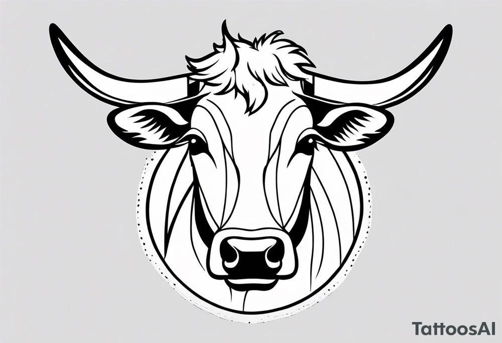 COW ANIMAL tattoo idea