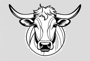 COW ANIMAL tattoo idea