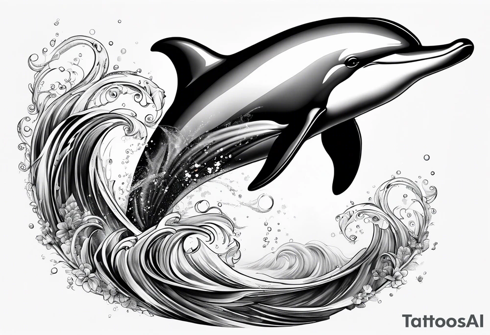 dolphin tattoo idea