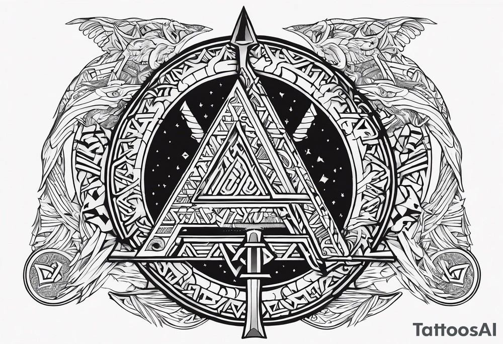 Valhalla sword
dragon axe Valknut helm of awe tattoo idea Valhalla sword
dragon axe Valknut helm of awe tattoo idea