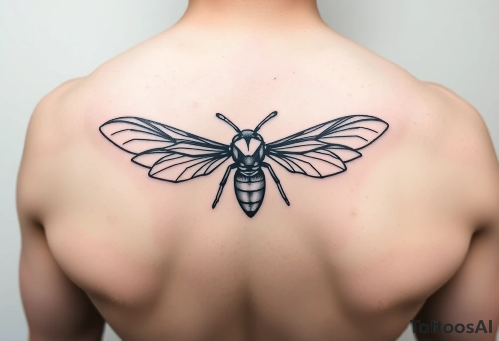 Fierce Hornet flying tattoo idea