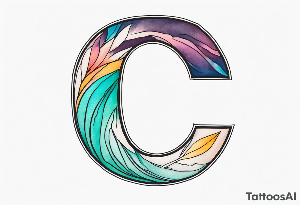 letter c tattoo idea