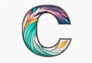 letter c tattoo idea