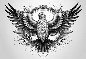 Icarus 

include quote
let our scars fall in love tattoo idea