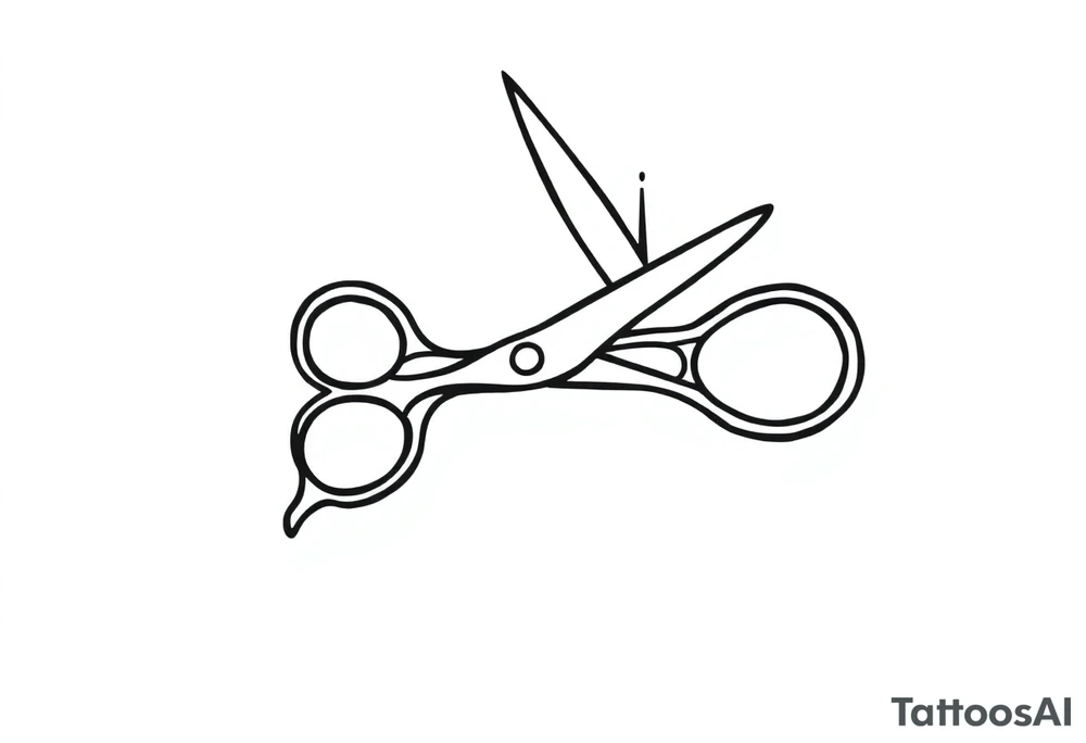Scissors tattoo idea