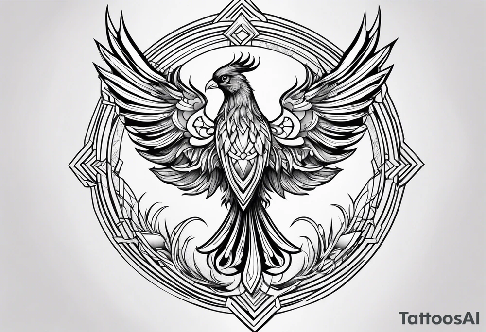 Phoenix tattoo idea