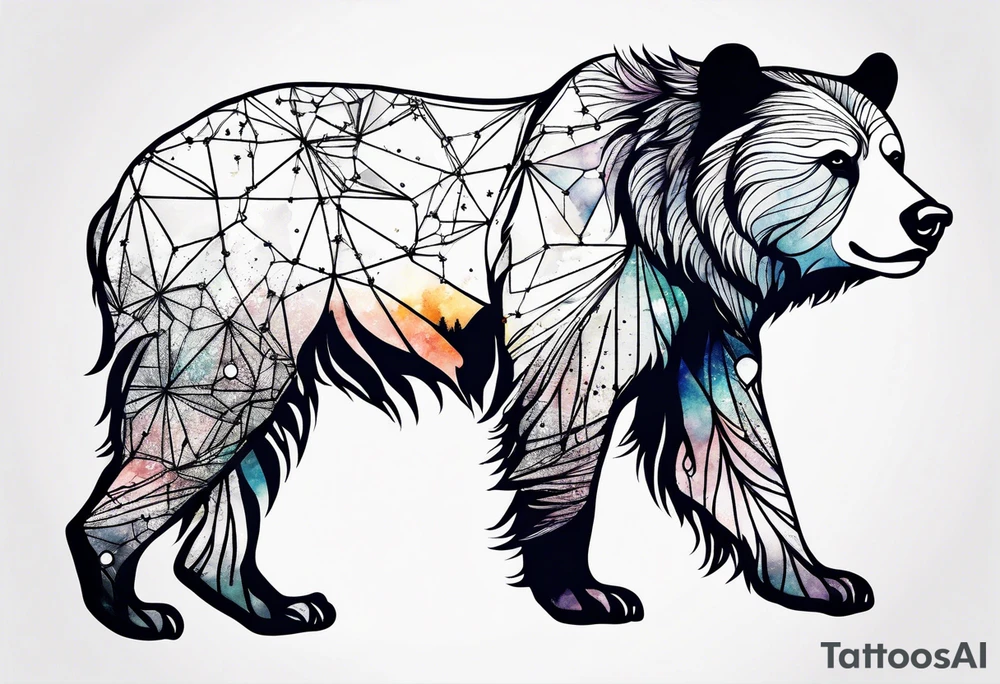 Ursa Major constellation tattoo idea