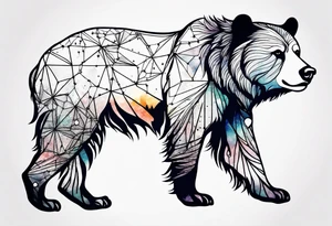 Ursa Major constellation tattoo idea