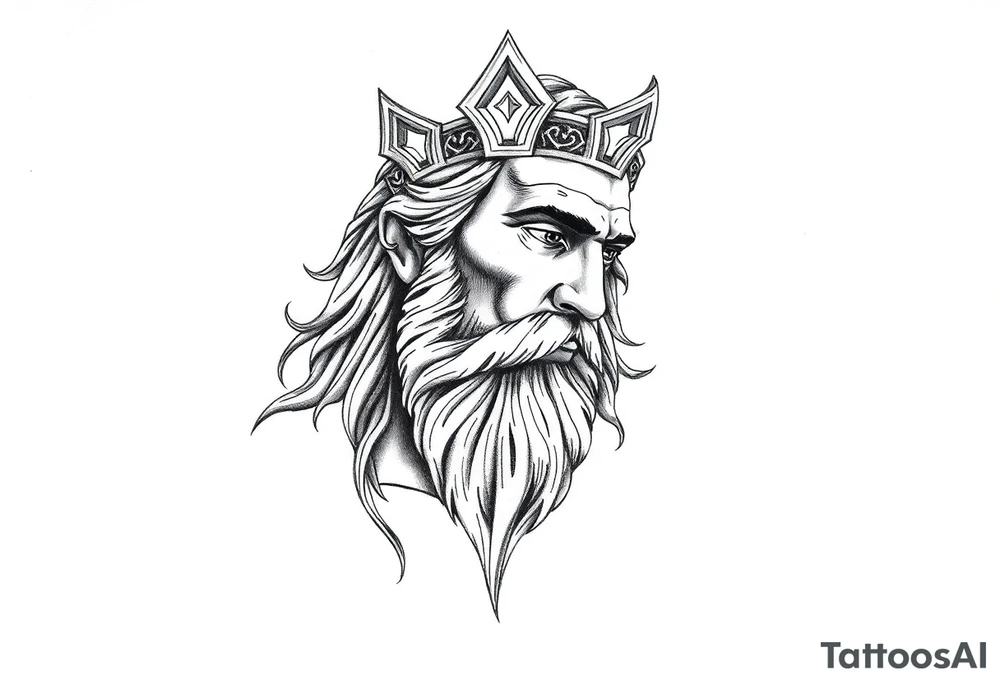 GREEK GOD tattoo idea