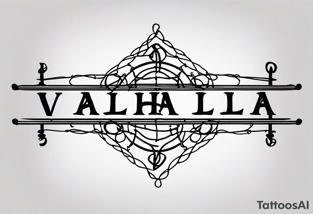 valhalla barb wire prison tattoo idea
