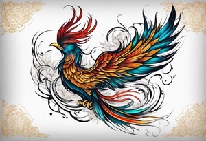 Lumos Phoenix feather tattoo idea
