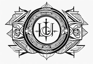 "union of names Lucas and Gabriel" tattoo idea