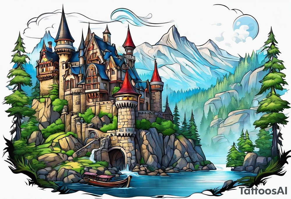 Howls Castle tattoo idea