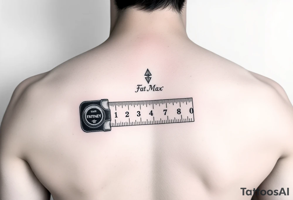A Stanley fat max 25' tape measure tattoo idea