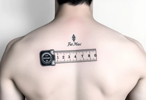 A Stanley fat max 25' tape measure tattoo idea